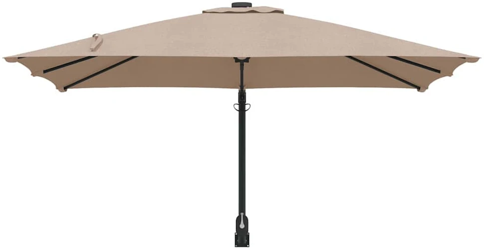 Sodo skėtis 248,5 x 247,5 x 160 cm Poliesteris ir plienas