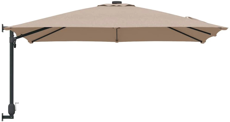 Sodo skėtis 248,5 x 247,5 x 160 cm Poliesteris ir plienas