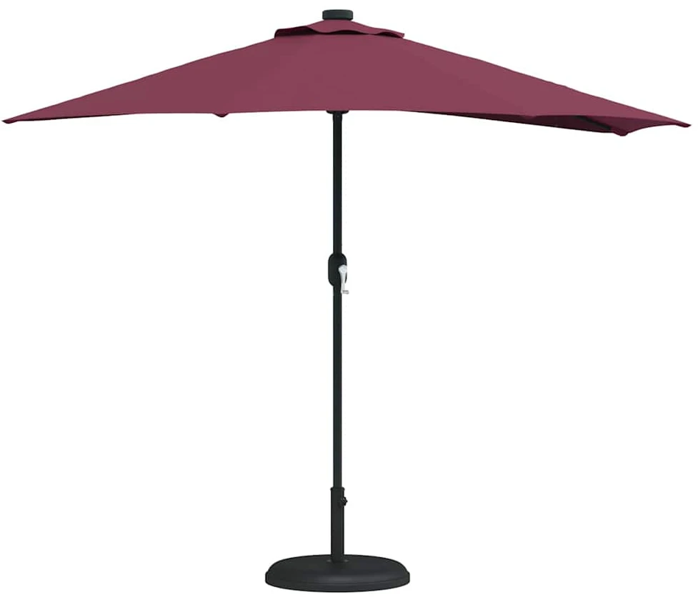 Sodo skėtis 294 x 150 x 224 cm Poliesteris ir plienas
