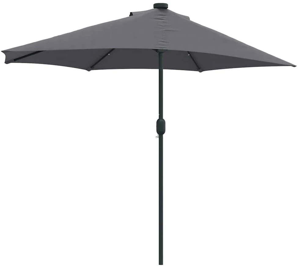 Sodo skėtis 294 x 150 x 224 cm Poliesteris ir plienas Antracito