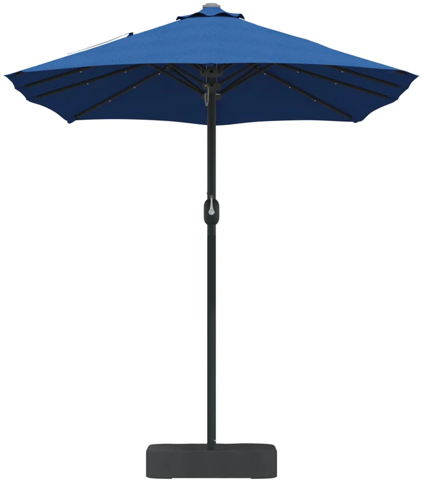 Sodo skėtis 385 x 209 x 244 cm Poliesteris Azurblau