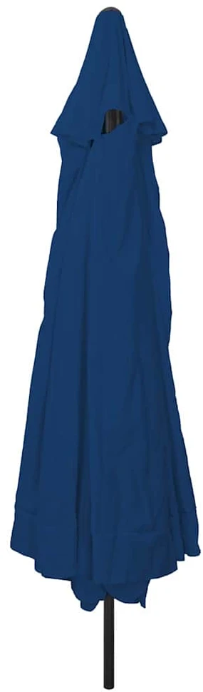 Sodo skėtis 394 x 394 x 248 cm Poliesteris ir plienas Azurblau