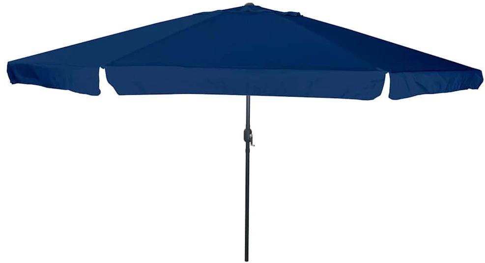 Sodo skėtis 394 x 394 x 248 cm Poliesteris ir plienas Azurblau