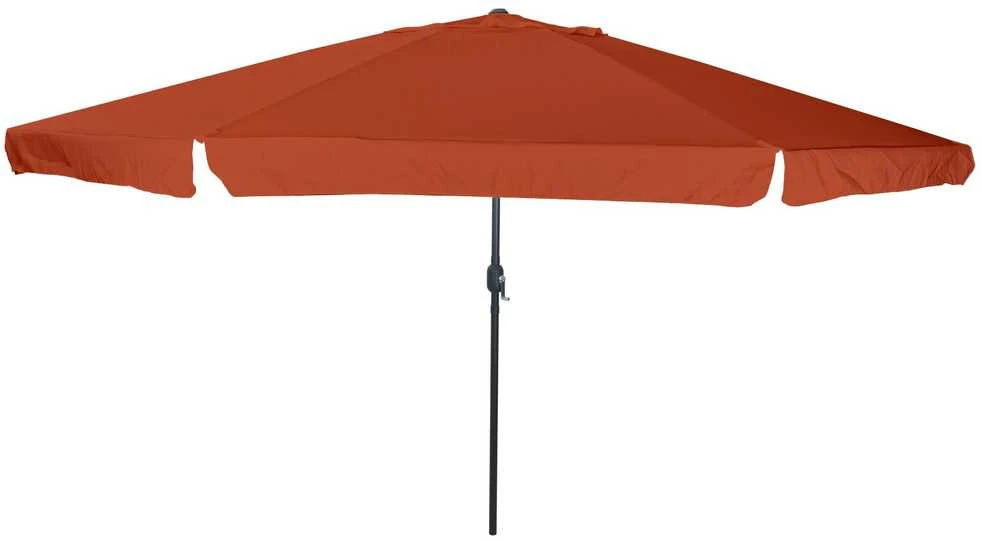 Sodo skėtis Terakotos 394 x 394 x 248 cm Poliesteris ir plienas