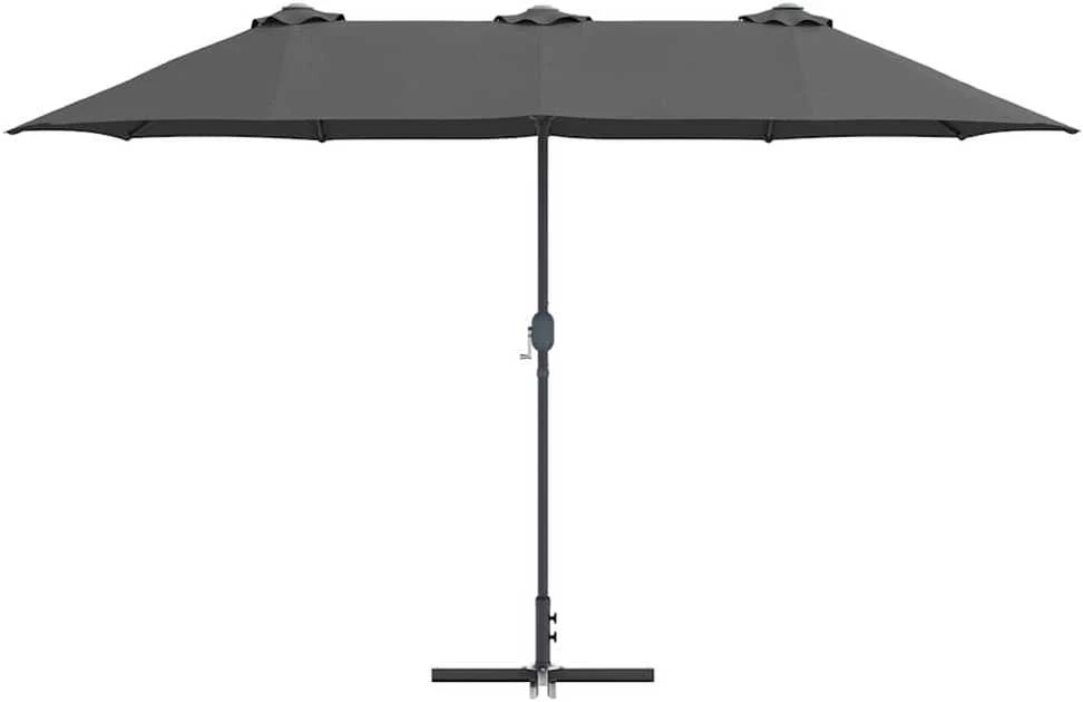 Sodo skėtis 370 x 197 x 239 cm Poliesteris ir aliuminis