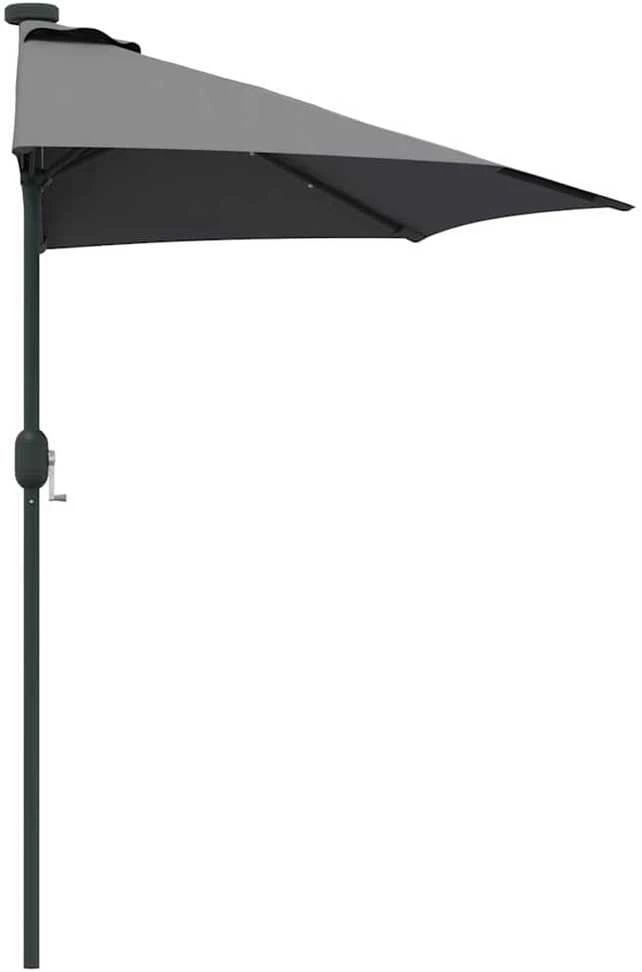 Sodo skėtis Antracitas 294 x 150 x 223 cm