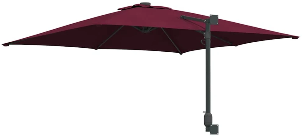 Sodo skėtis 248,5 x 247,5 x 160 cm Poliesteris ir plienas