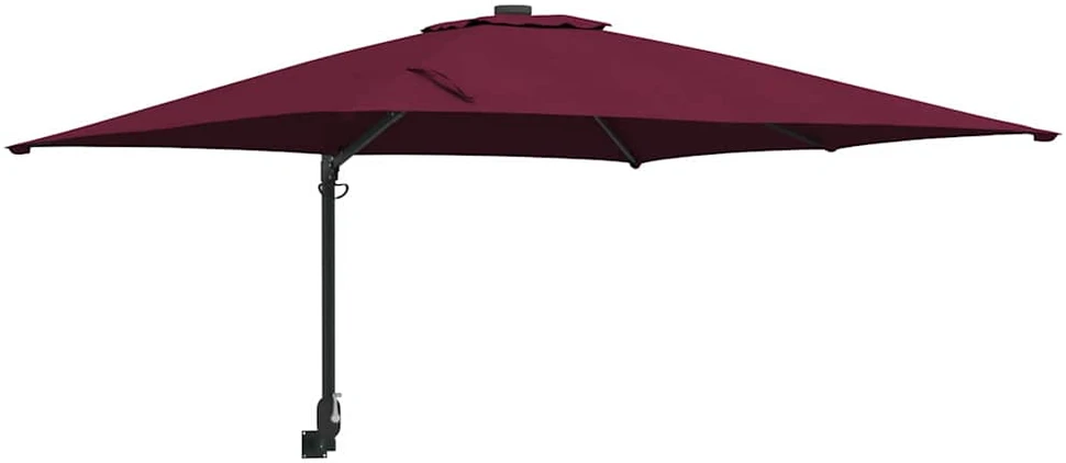 Sodo skėtis 248,5 x 247,5 x 160 cm Poliesteris ir plienas