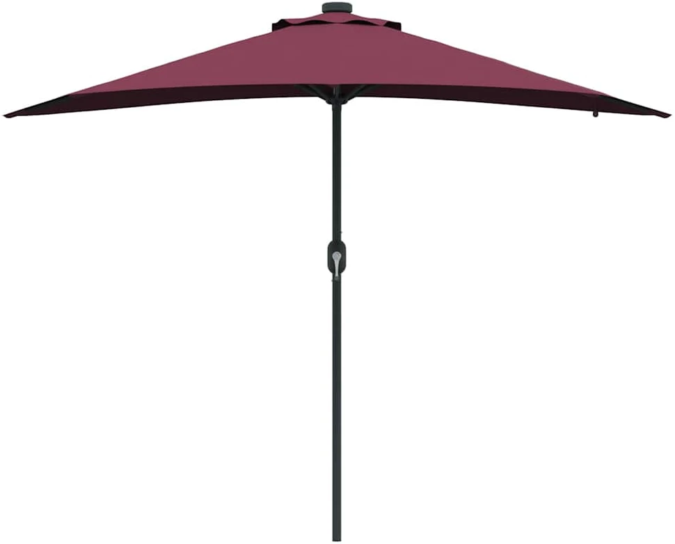 Sodo skėtis Bordo raudona 294 x 150 x 223 cm