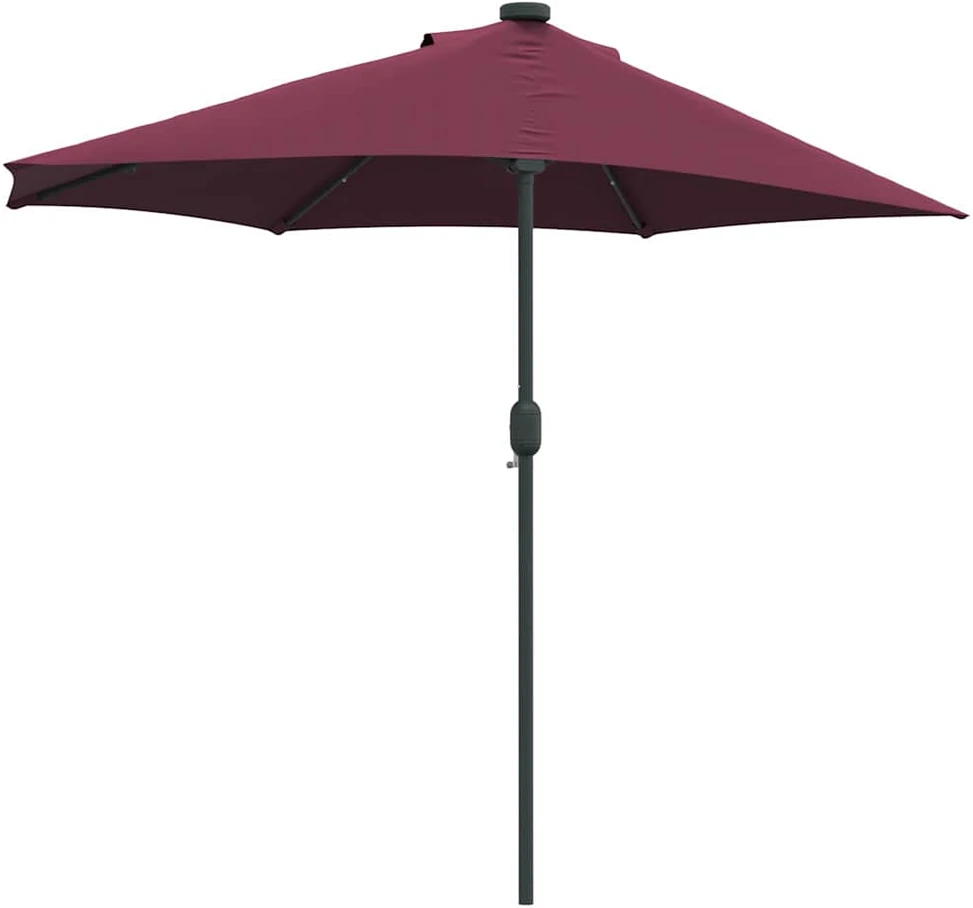 Sodo skėtis Bordo raudona 294 x 150 x 223 cm