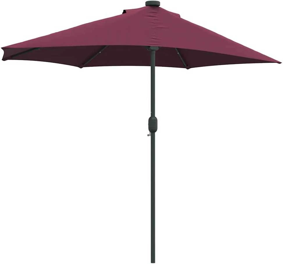 Sodo skėtis Bordo raudona 294 x 150 x 223 cm