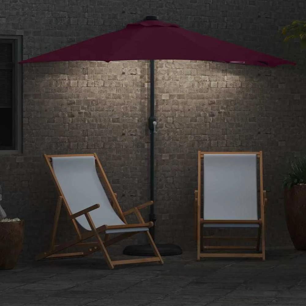 Sodo skėtis 294 x 150 x 224 cm Poliesteris ir plienas
