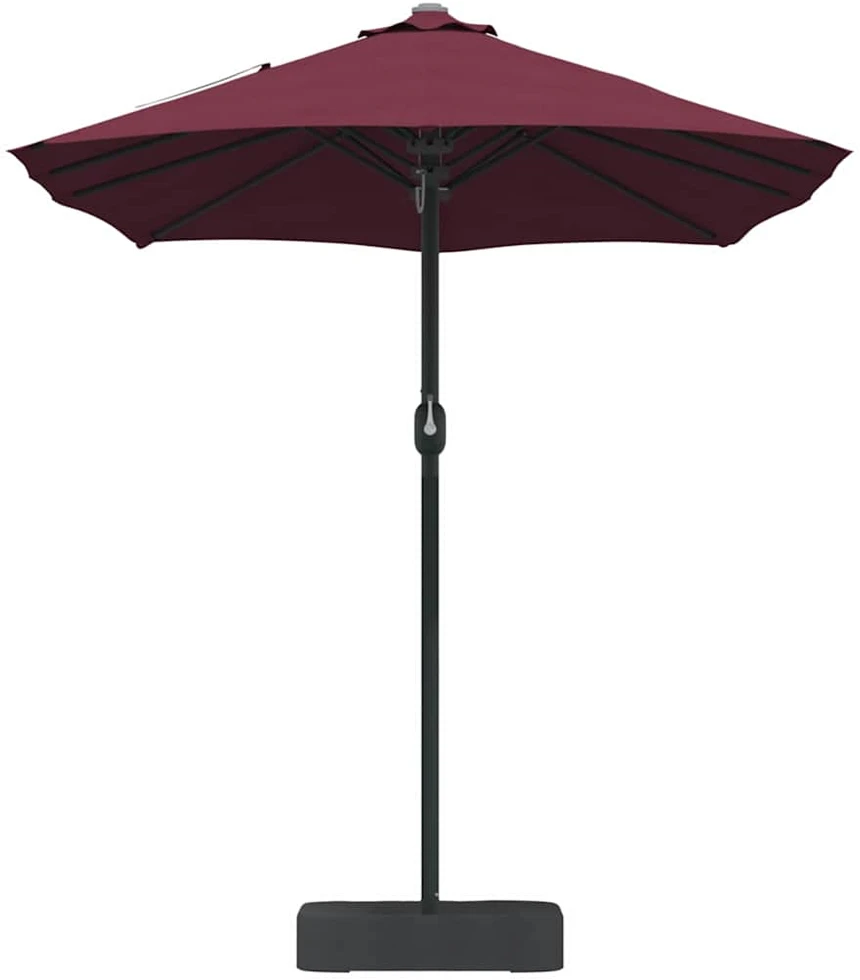 Sodo skėtis 385 x 209 x 244 cm Poliesteris ir plienas
