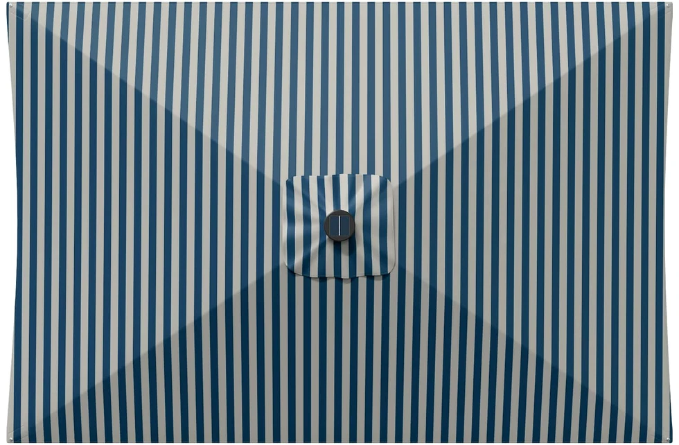 Sodo skėtis su LED šviesomis ir standu 200 x 300 cm Poliesteris