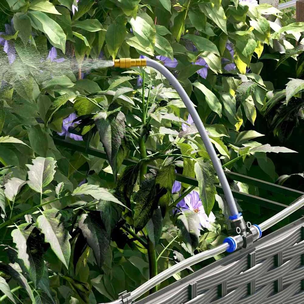 Sodo vazonas 3 vnt. Juoda 120 x 40 x 37,5 cm PP