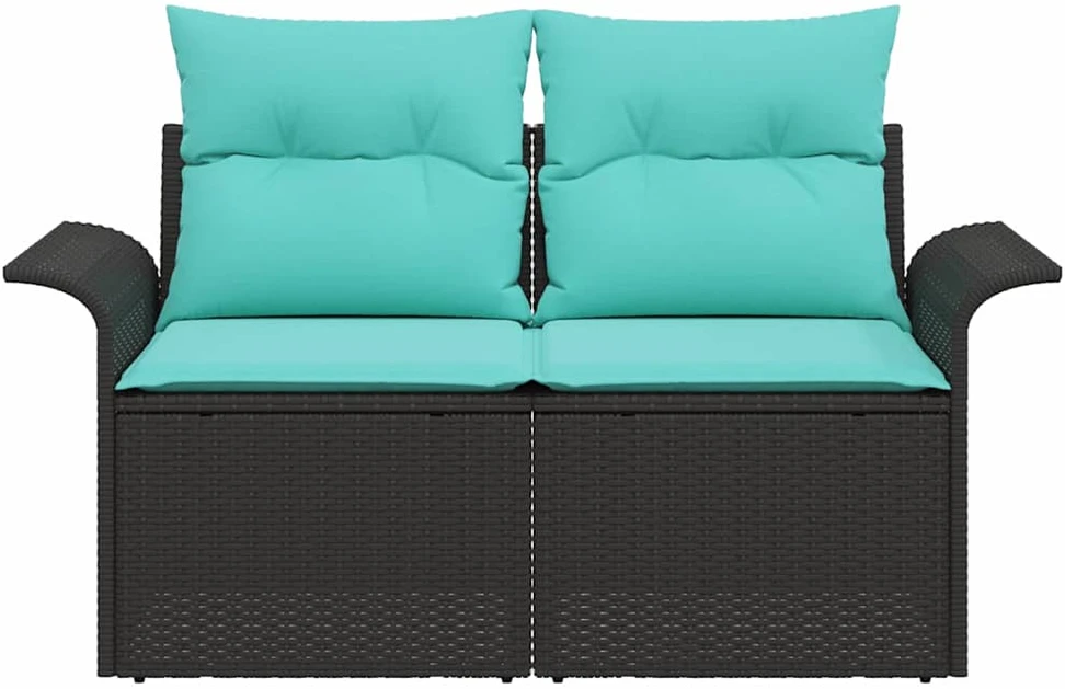 Sodo sofa 2-Vietų skaičius poliratanas