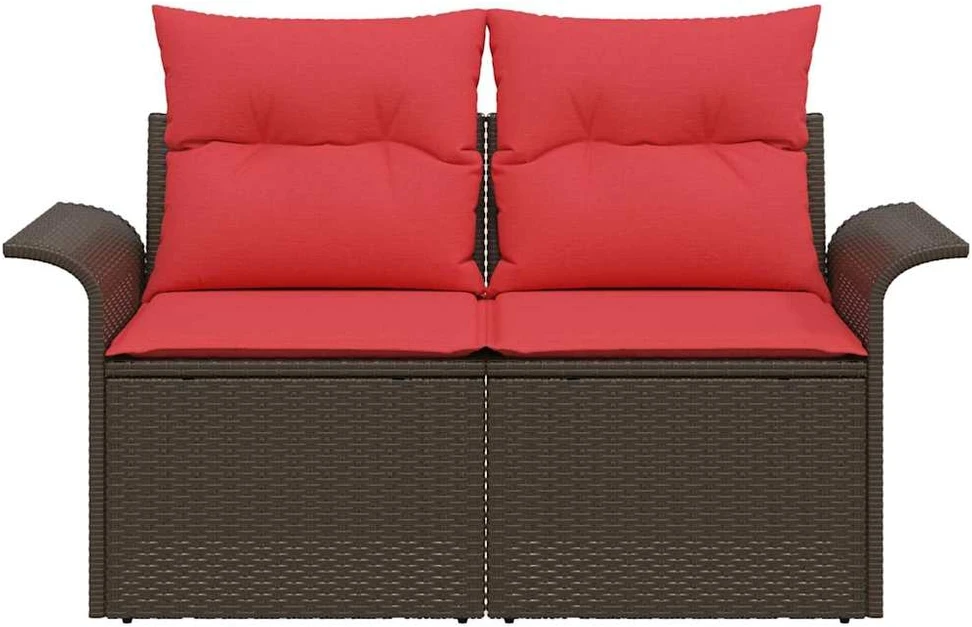 Sodo sofa 2-Vietų skaičius poliratanas