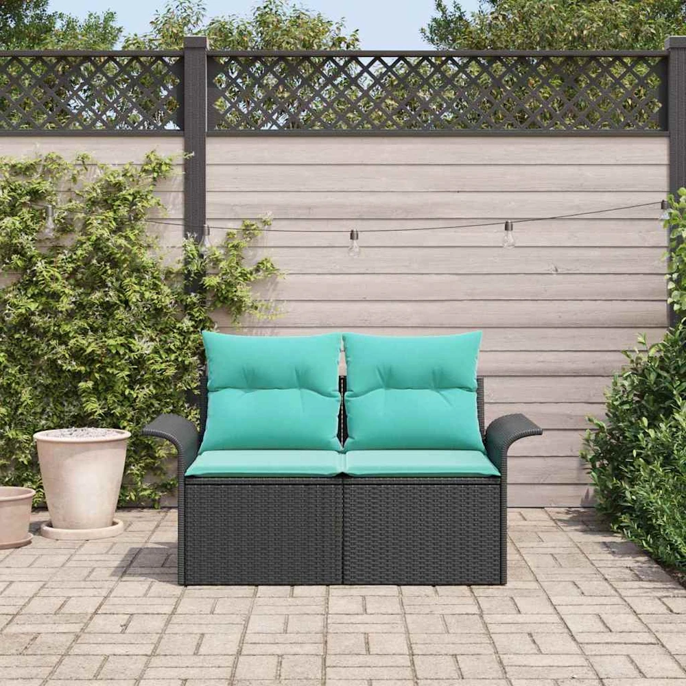 Sodo sofa 2-Vietų skaičius poliratanas