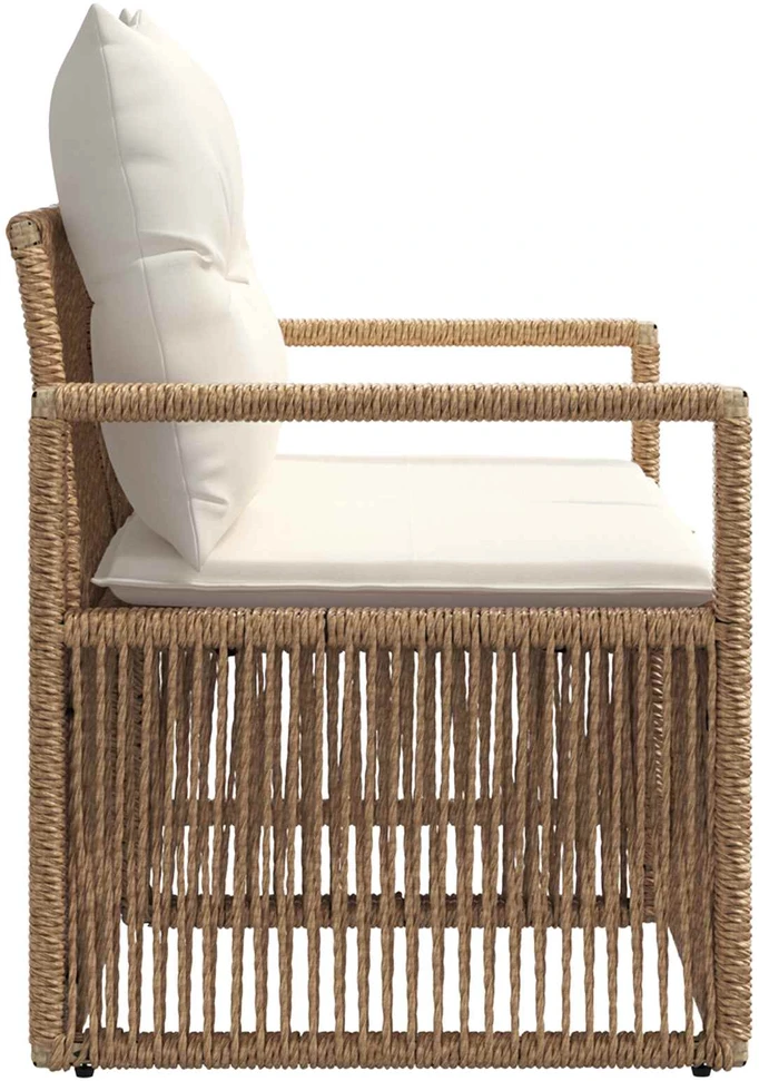 Sodo sofa 2-Vietų skaičius Smėlio poliratanas