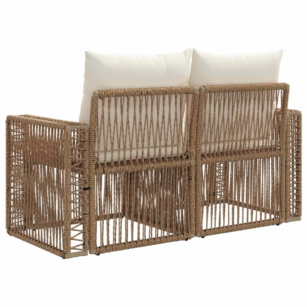 Sodo sofa 2-Vietų skaičius Smėlio poliratanas