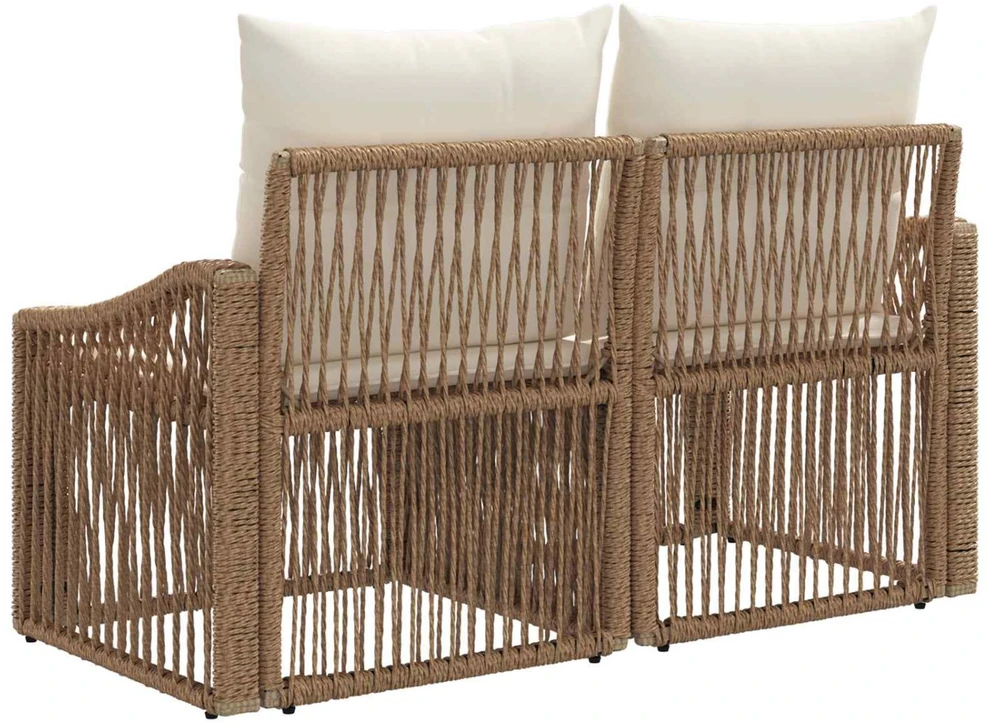 Sodo sofa 2-Vietų skaičius Smėlio poliratanas