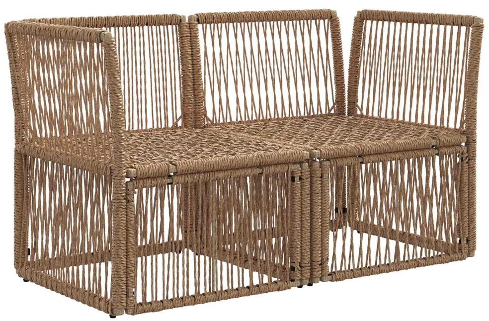 Sodo sofa 2-Vietų skaičius Smėlio poliratanas