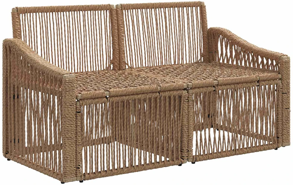 Sodo sofa 2-Vietų skaičius Smėlio poliratanas