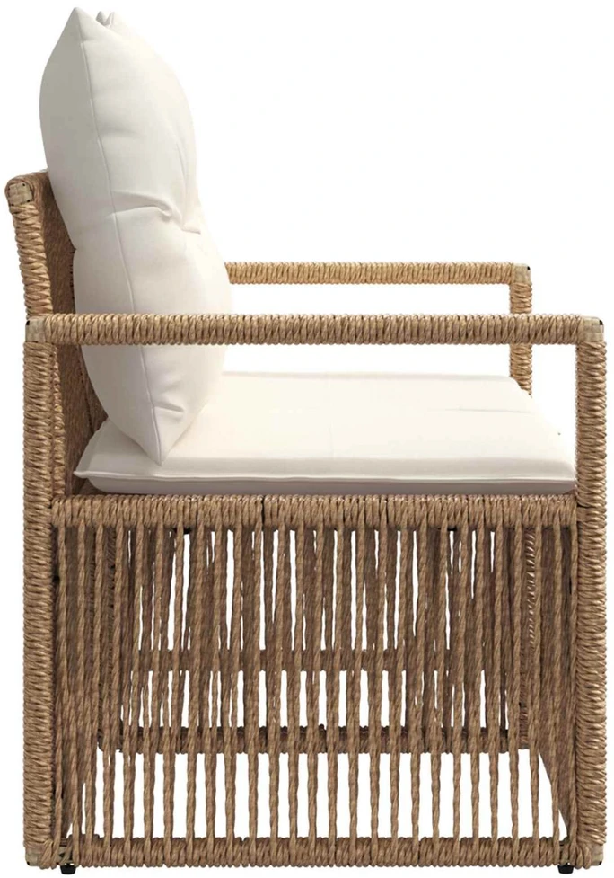 Sodo sofa 2-Vietų skaičius Smėlio poliratanas