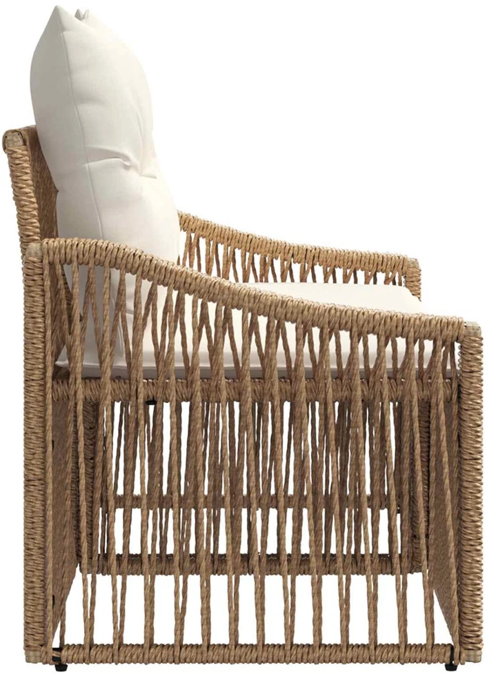 Sodo sofa 2-Vietų skaičius Smėlio poliratanas