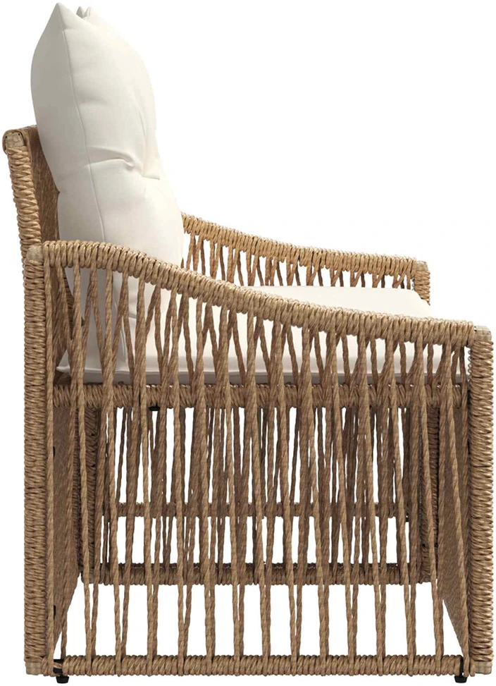 Sodo sofa 2-Vietų skaičius Smėlio poliratanas