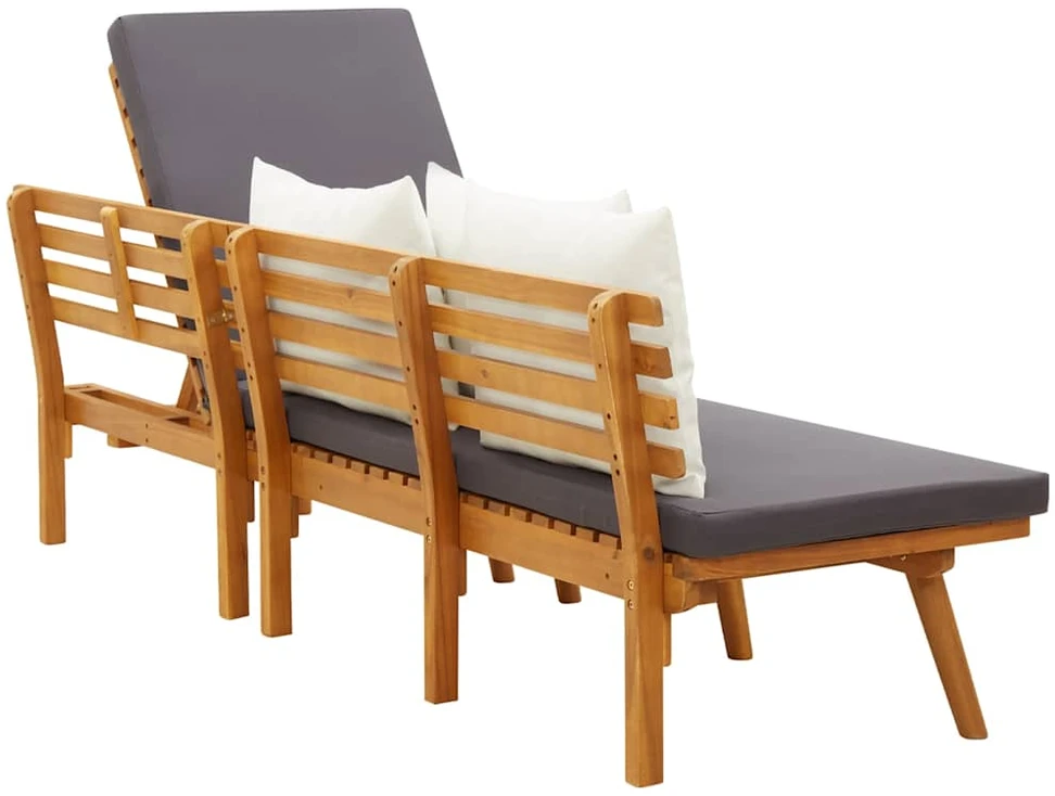Lova Sodo sofa, 200x65cm, akacijos medienos masyvas