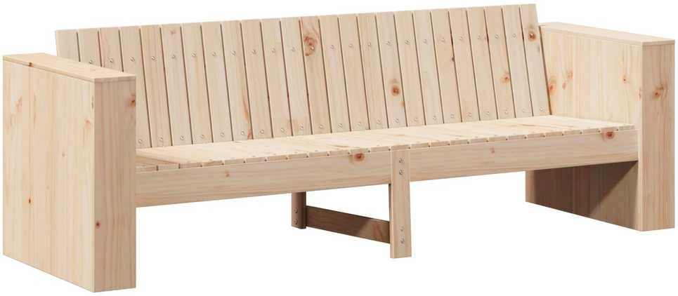 Sodo sofa Natūrali 185,5 x 60 x 62 cm Kietos pušies mediena
