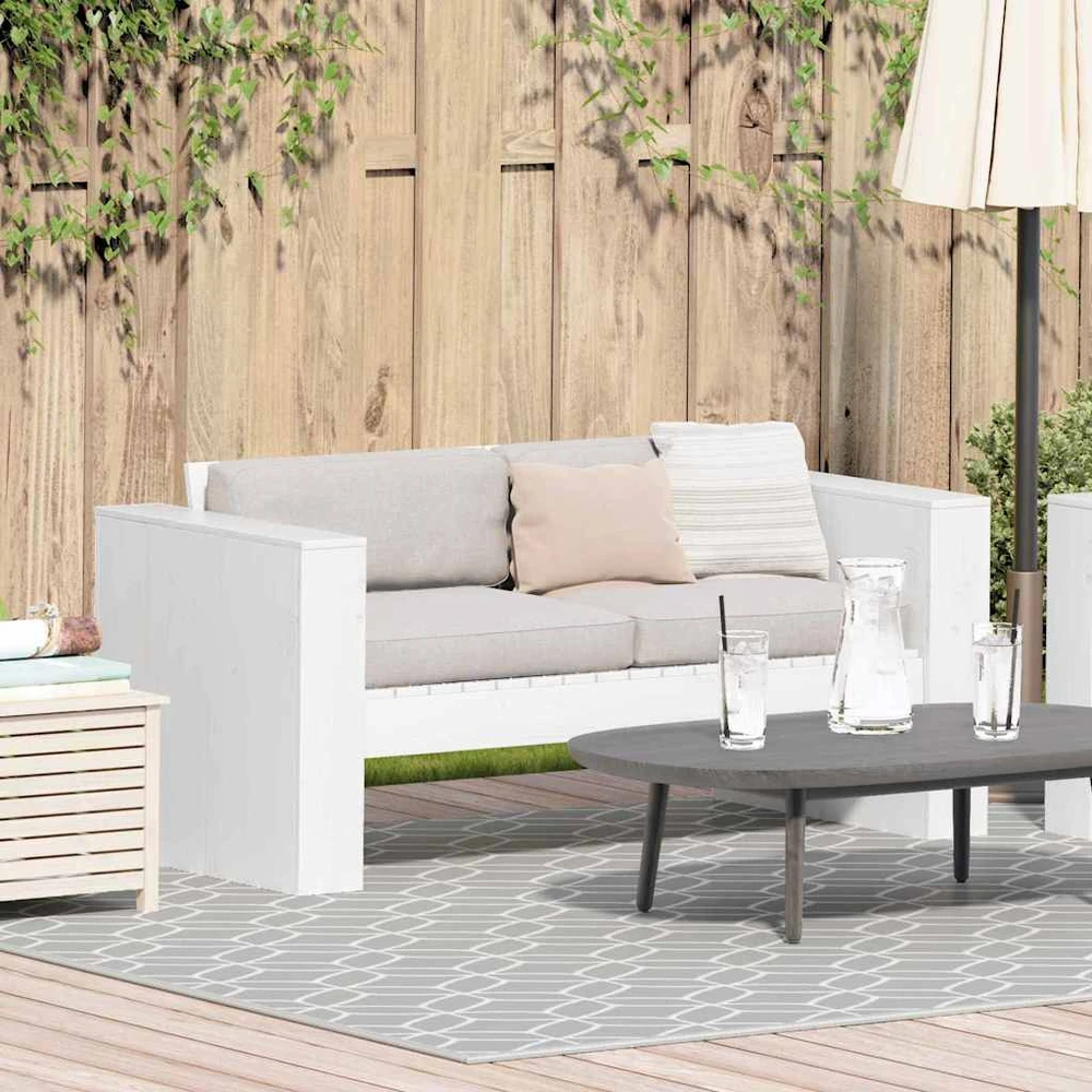 Sodo sofa Balta 134 x 60 x 62 cm Kietos pušies mediena