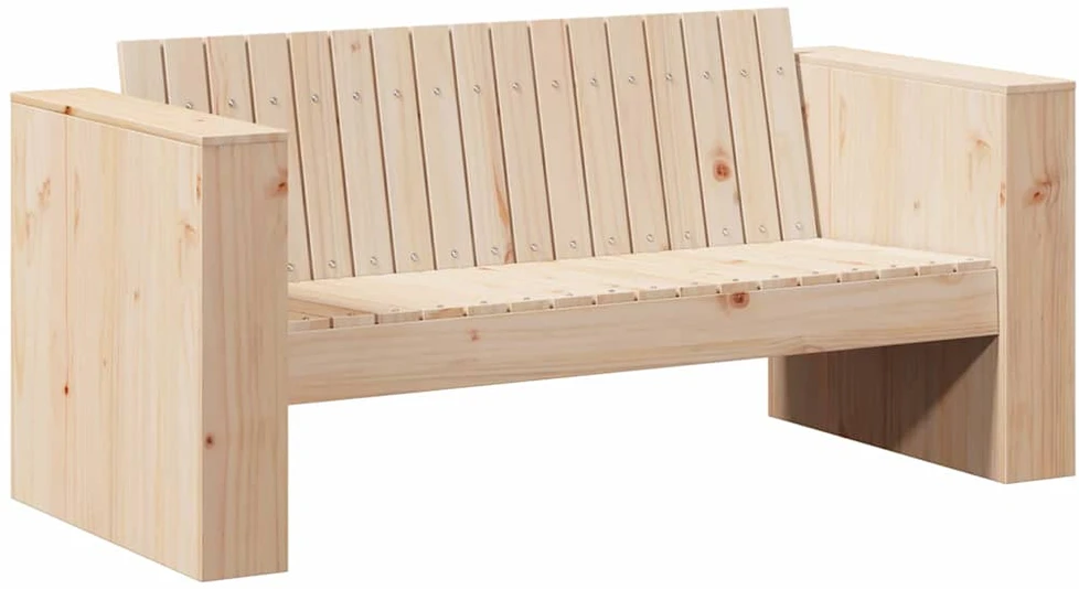 Sodo sofa Natūrali 134 x 60 x 62 cm Kietos pušies mediena