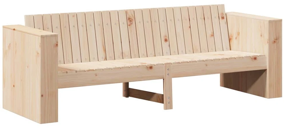 Sodo sofa Natūrali 185,5 x 60 x 62 cm Kietos pušies mediena