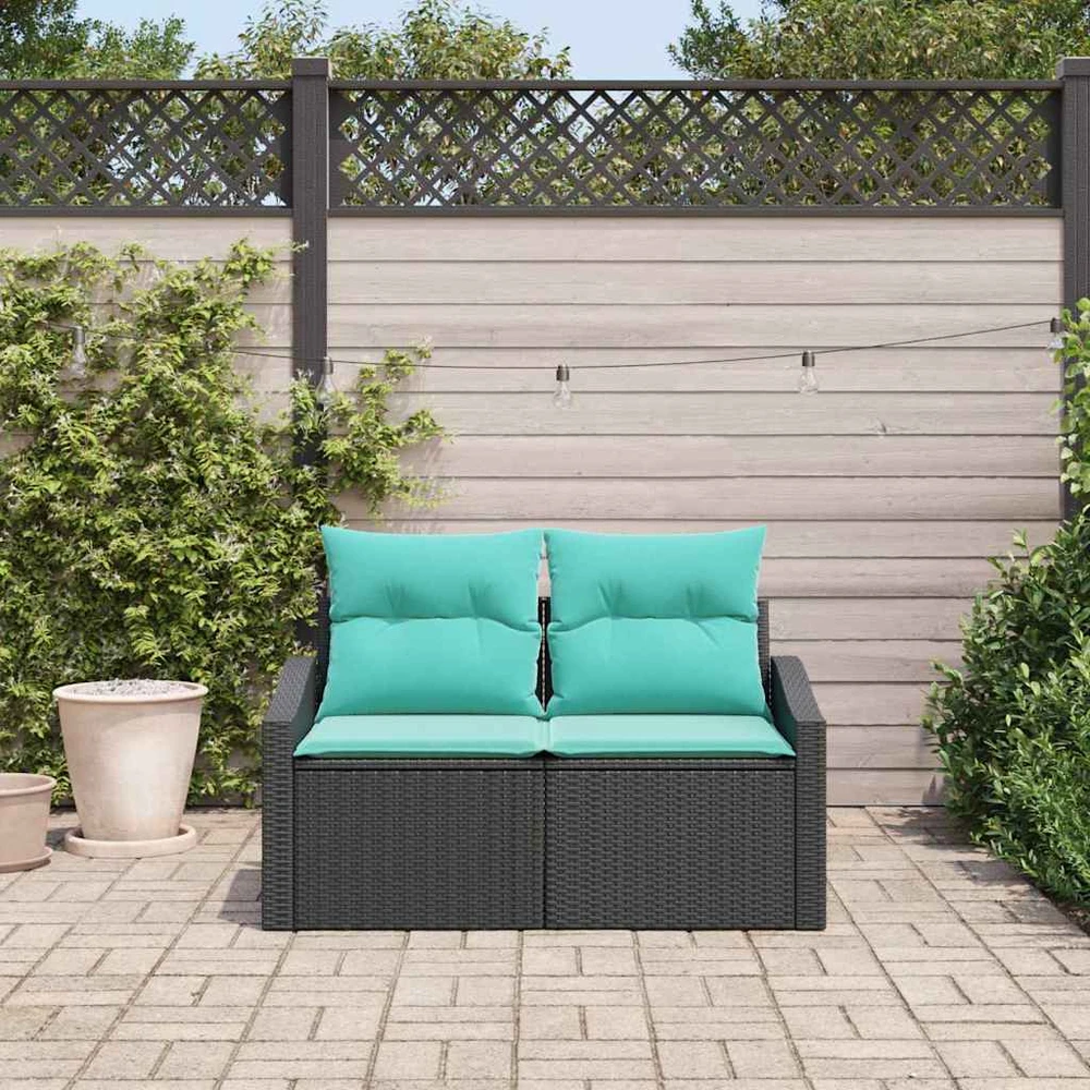 Sodo sofa Pilka 123 x 62 x 69cm poliratanas