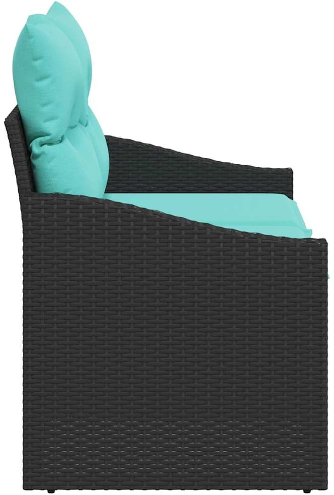 Sodo sofa Pilka 123 x 62 x 69cm poliratanas