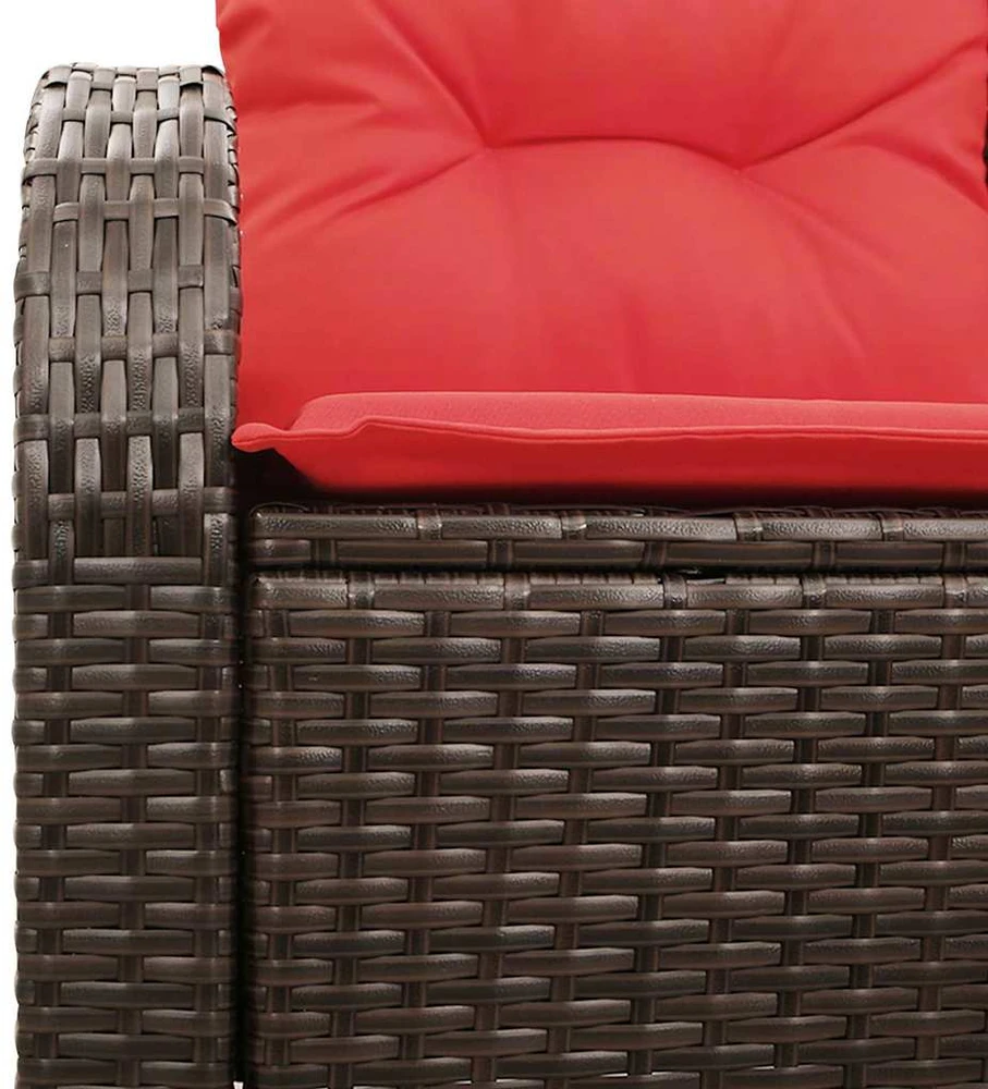 Sodo sofa Ruda 124 x 62 x 85cm poliratanas