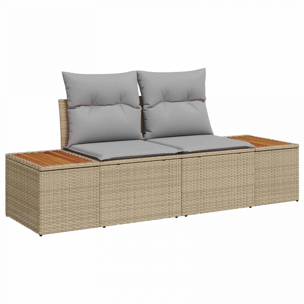 Sodo sofa Smėlio 184 x 62 x 85cm poliratanas