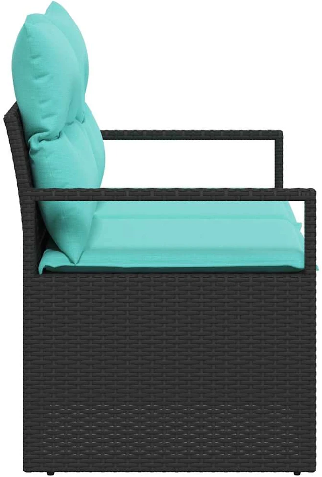 Sodo sofa su pagalve 120 x 62 x 69 cm poliratanas
