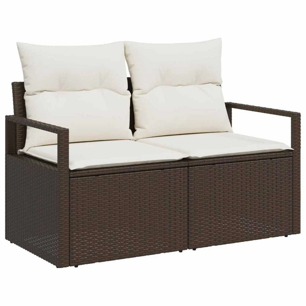 Sodo sofa su pagalve 120 x 62 x 69 cm poliratanas