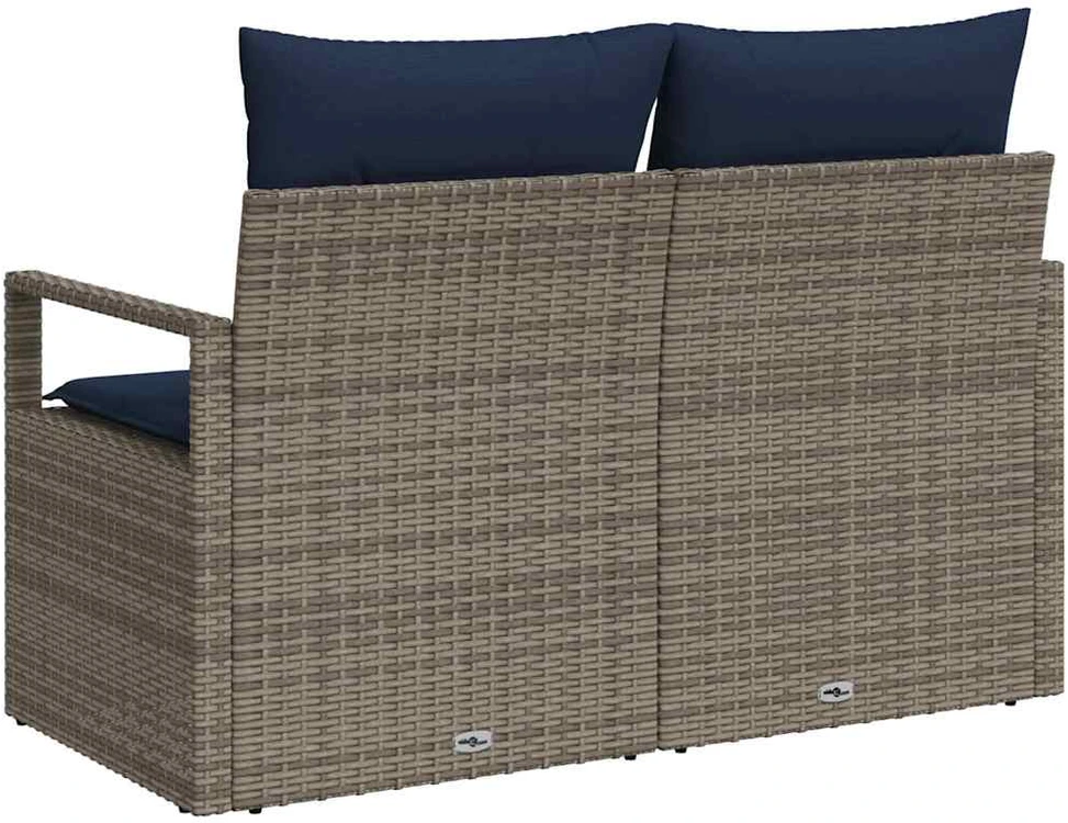 Sodo sofa su pagalve 120 x 62 x 69 cm poliratanas