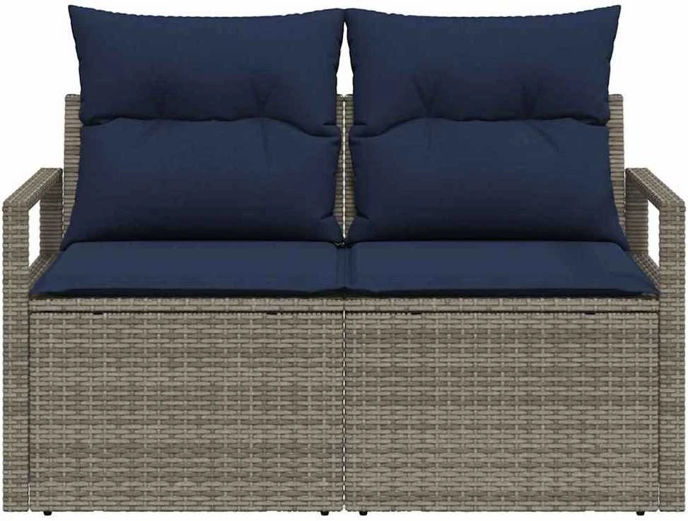 Sodo sofa su pagalve 120 x 62 x 69 cm poliratanas