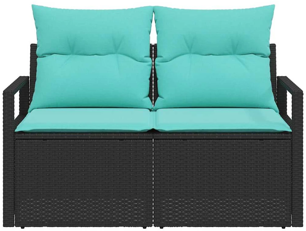 Sodo sofa su pagalve 120 x 62 x 69 cm poliratanas