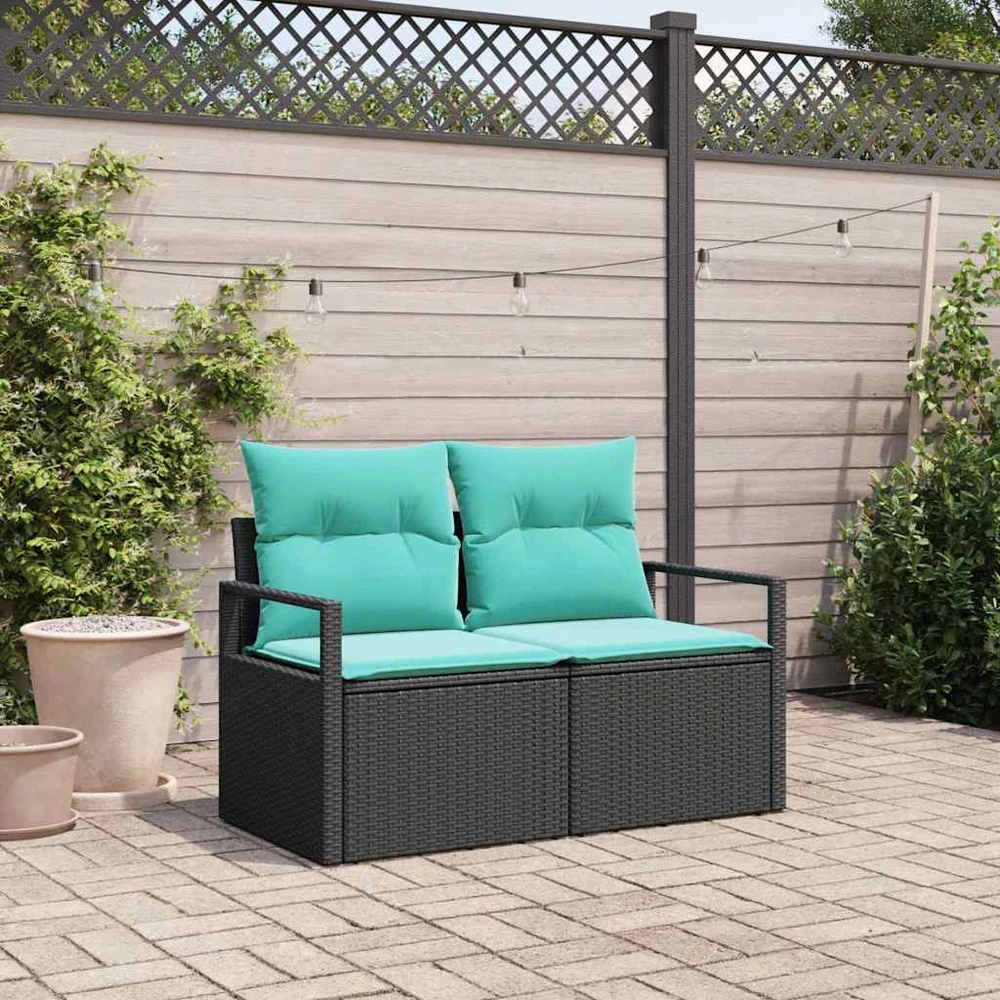 Sodo sofa su pagalve 120 x 62 x 69 cm poliratanas