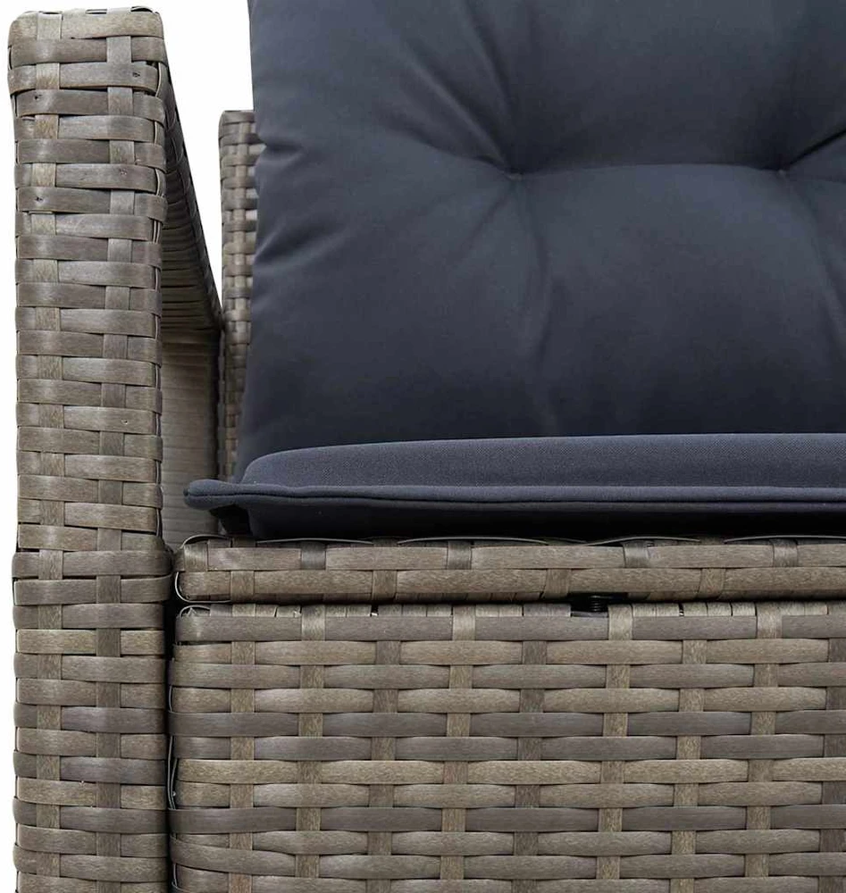Sodo sofa su pagalve 120 x 62 x 69 cm poliratanas