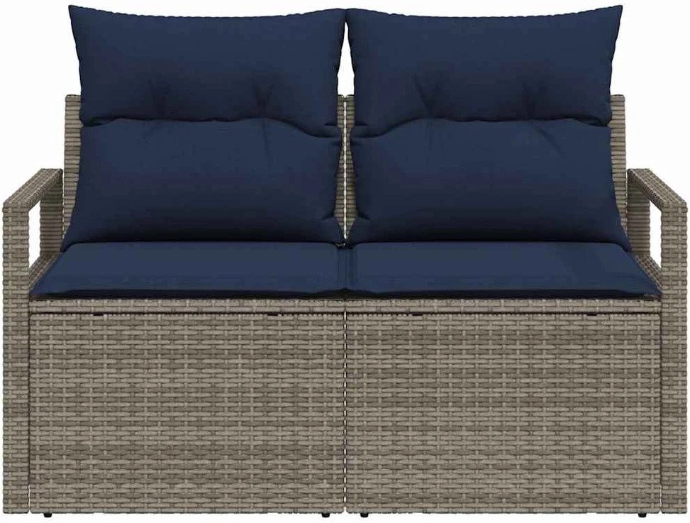 Sodo sofa su pagalve 120 x 62 x 69 cm poliratanas