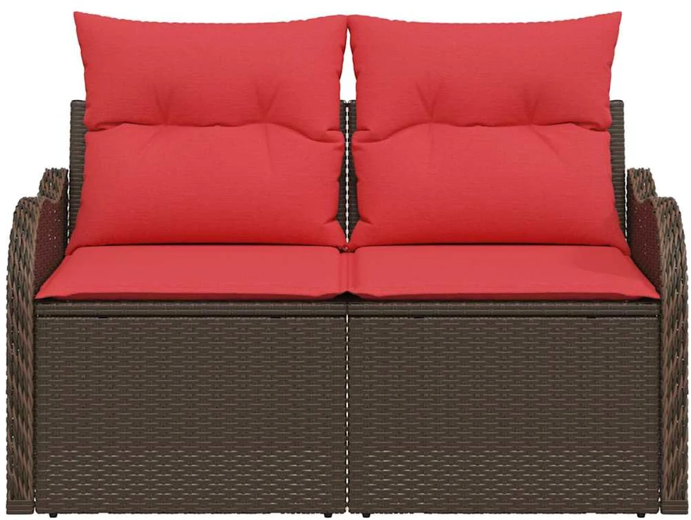 Sodo sofa su pagalve 121 x 62 x 69 cm poliratanas