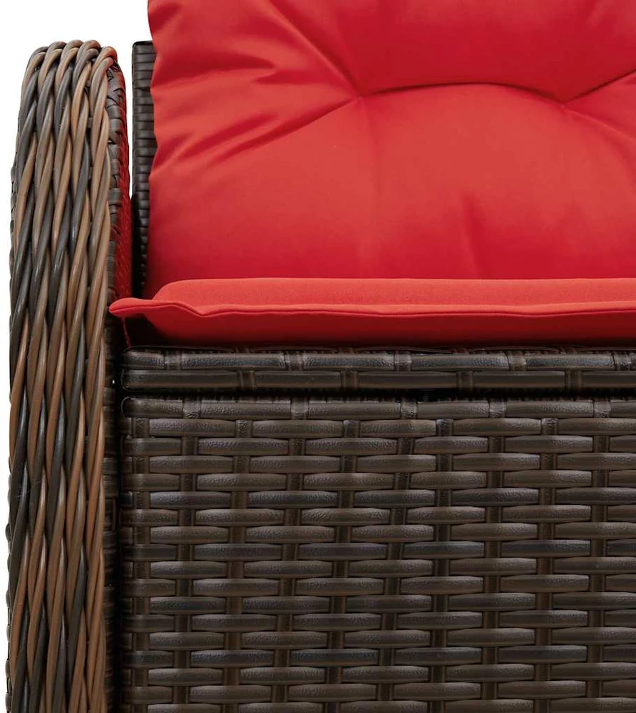 Sodo sofa su pagalve 121 x 62 x 69 cm poliratanas