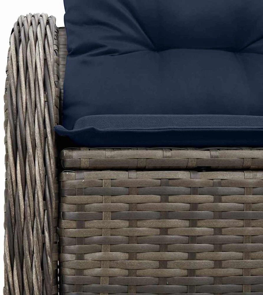 Sodo sofa su pagalve 121 x 62 x 69 cm poliratanas